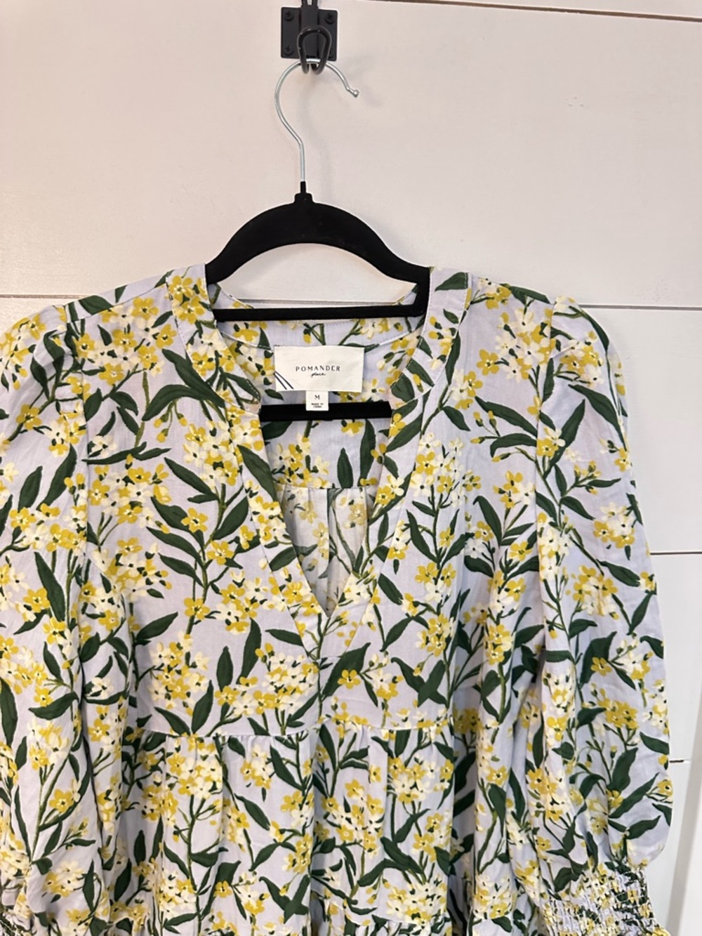 TUCKERNUCK POMANDER PLACE M Palmetto Garden kenzo smocked wrist midi dress boho - Picture 5 of 15